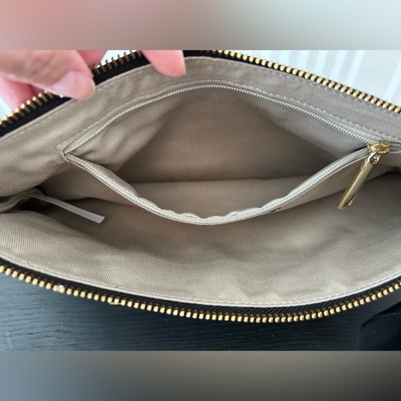 NWT Talbots Blue & Black Tartan Plaid Clutch Purse w/ Black Bow Detail Holiday - Picture 5 of 5